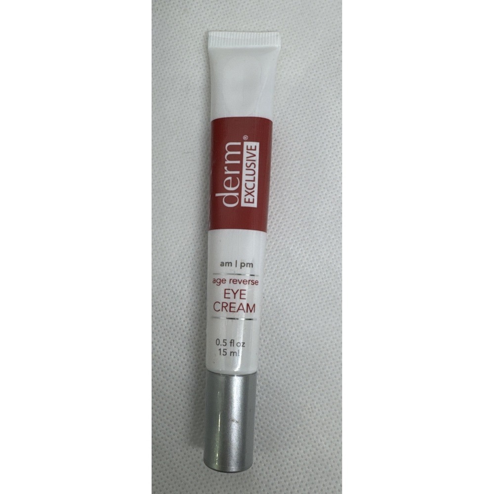Derm Exclusive AM PM Age Reverse Eye‎ Cream 0.5 oz 15 mL Skincare